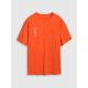4. T-shirt oversize z nadrukiem męski 4F 4FRSS25TTSHM2652-70S
