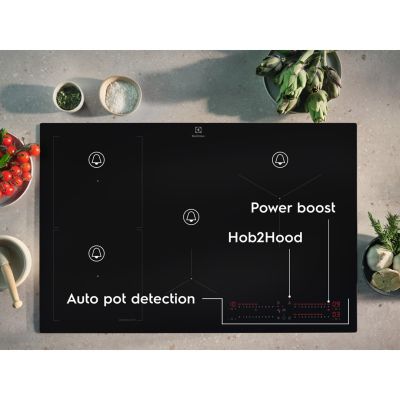 28. Płyta indukcyjna ELECTROLUX EIS62453 SaphirMatt 60 cm | SenseBoil | PowerBoost | timer | czarny mat | bezramkowa