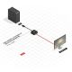 3. Lindy 41068 adapter kablowy 1,5 m DisplayPort HDMI Typu A (Standard) Czarny