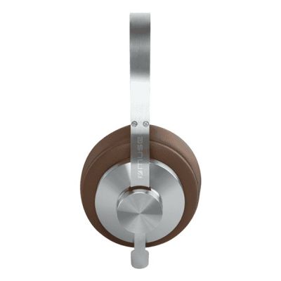 4. Muse M-298 SBR słuchawki/zestaw słuchawkowy Przewodowy i Bezprzewodowy Opaska na głowę Połączenia/muzyka Bluetooth Brązowy, Srebrny