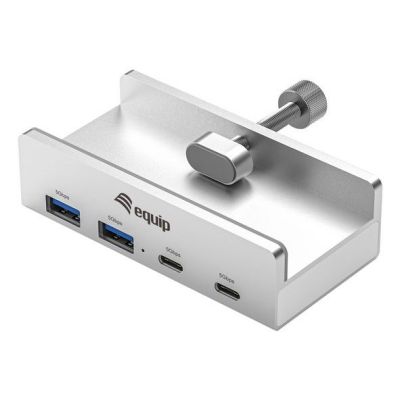 Equip 128967 huby i koncentratory USB 3.2 Gen 1 (3.1 Gen 1) Type-A 5000 Mbit/s Aluminium