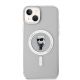 3. Etui Karl Lagerfeld IML Ikonik MagSafe na iPhone 15 Plus - przezroczyste