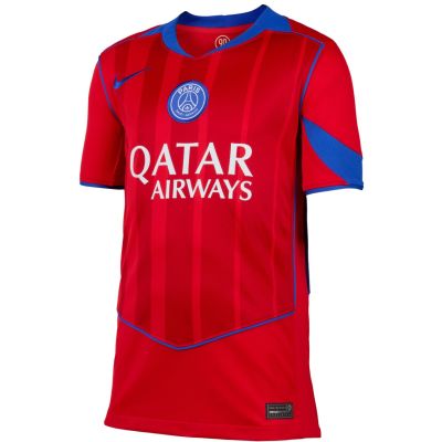 2. Koszulka dla dzieci Nike PSG Stadium 2025/26 czerwona HM4126 680