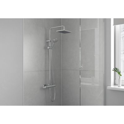 5. Hansgrohe Showerpipe 230 system prysznicowy 2 głowic(e) Ściana Czarny