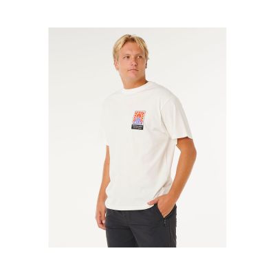 2. Koszulka męska RIP CURL Search Dawn Tee biała