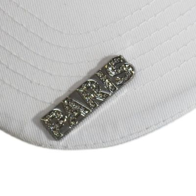 8. Czapka z daszkiem Karl Lagerfeld Paris Strapback Biała - L5WH7947-wht