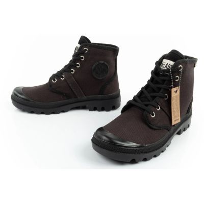 17. Buty sportowe damskie botki za kostkę Palladium Pallabrousse czarne