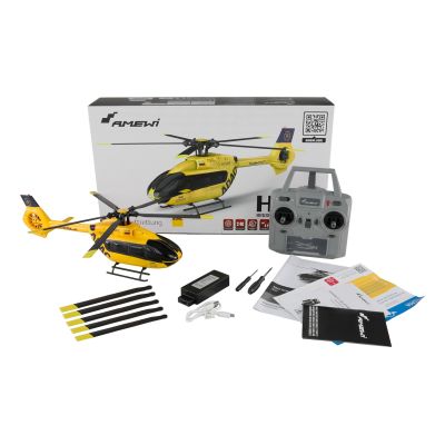 2. Amewi ADAC H145 Helikopter bezszczotkowy 6-kanałowy 6G RTF