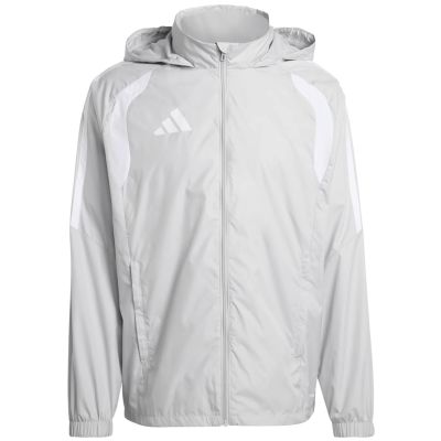 Kurtka dla dzieci adidas Tiro 26 League Windbreaker szara KT2426