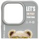 6. Etui Nimmy Cool&Cute 2.0 Bear do iPhone 15 Pro Max - szare