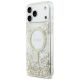 2. Etui Guess Resin Bottom Glitter MagSafe na iPhone 17 Pro Max - złote