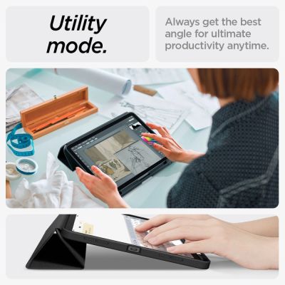 12. Etui Spigen Urban Fit na iPad Air 10.9'' 4/5 2020-2022 / 11.6'' 2024 - czarne