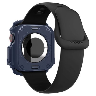 3. Etui Spigen Rugged Armor na Apple Watch 10 46 mm - granatowe