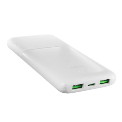 4. Powerbank Puro DAILY 10 PLUS 10000mAh 2x USBA / 1x USB-C 22.5W - biały