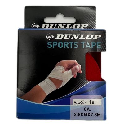 2. TAŚMA TEJP TAPE SPORTOWA KINESIOLOGICZNA 7,3Mx3,8CM DUNLOP CZERWONY