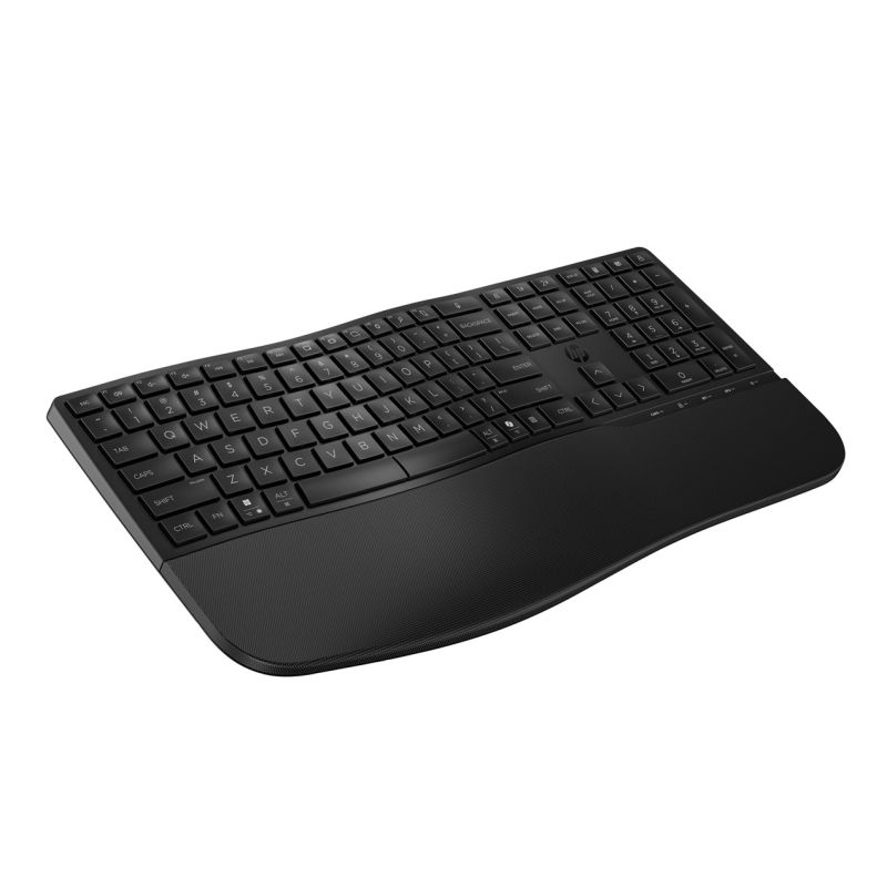 7. Klawiatura HP 680 Comfort Dual-Mode Keyboard Wireless/Bluetooth Black bezprzewodowa czarna 8T6L8AA