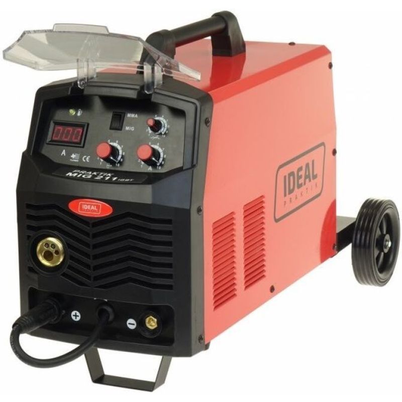 3. Półautomat spawalniczy MIG / MAG, min. prąd spawania: 30A, maks. prąd spawania: 200A, moc znamionowa: 6,2kW, zasilanie: 230V, metoda spawania: FLUX / MIG-MAG / MMA