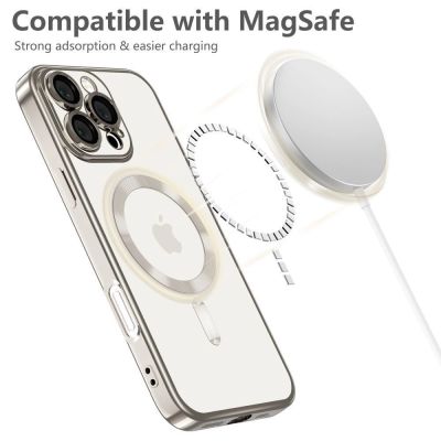 2. Etui Tech-Protect MagFlex MagSafe na Samsung Galaxy S25 - przezroczysto-niebieskie