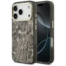 Etui Guess Python Pattern MagSafe na iPhone 17 Pro Max / 18 Pro Max - brązowe