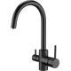 3. Bateria zlewozmywakowa Deante Nero do wody filtrowanej czarna BCH_N64M