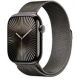 Apple Watch Series 10 GPS + Cellular 46mm Slate Titanium Case with Slate Milanese Loop - S/M