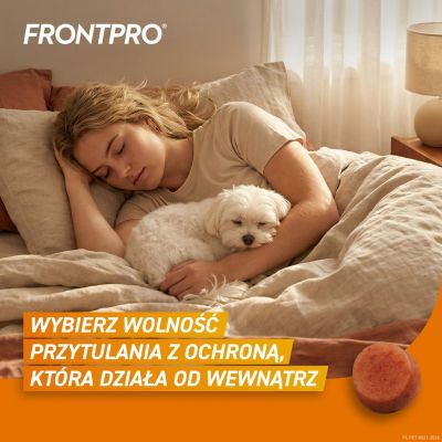7. FRONTPRO Tabletki na pchły i kleszcze dla psa (2-4 kg) - 3x 11,3mg