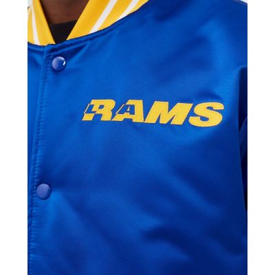 4. Kurtka Mitchell & Ness NFL Heavyweight Satin Jacket Los Angeles Rams M OJBF3413-LARYYPPPROYA
