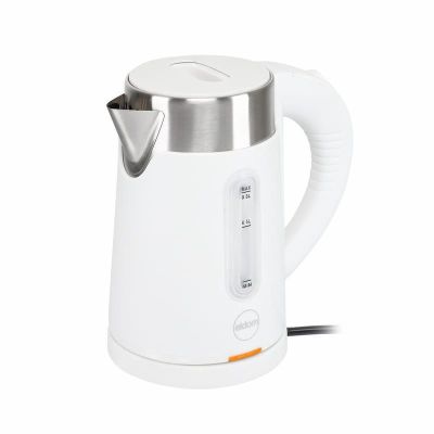 5. ELDOM CZAJNIK BEZPRZEWODOWY 185B TRIPO BIAŁY 1000W 0,8 L, BPA FREE, IZOLOWANY
