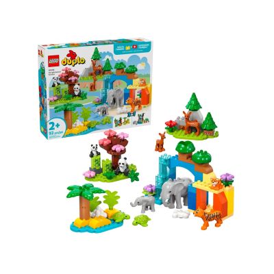 10. LEGO DUPLO TOWN 10446 Rodziny dzikich zwierząt 3w1
