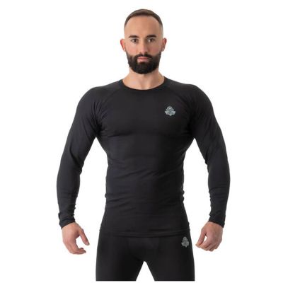 19. Rashguard długi rękaw czarny BlackRSL - S