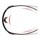 2. Okulary rowerowe Rockbros 10173 fotochromowe UV400 -  czarno-czerwone