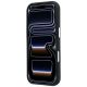 5. Etui Karl Lagerfeld Saffiano with Karl & Choupette Heads Pins & Logo na iPhone 18 Pro / 17 Pro - czarne