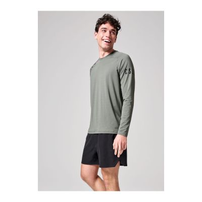 2. Koszulka CASALL M Rapidry Long Sleeve sage grey