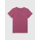 7. T-shirt regular gładki dziewczęcy 4F 4FJRAW25TTSHF3233-50S