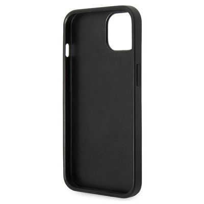 7. Etui Karl Lagerfeld Glitter Plaque Logo na iPhone 14 Plus - czarne