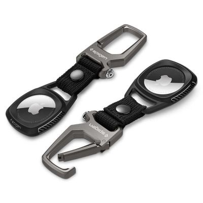 8. Etui Spigen Rugged Armor na Apple AirTag - czarny mat