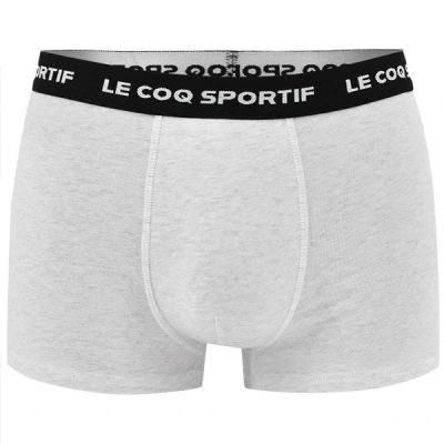 5. Le Coq Sportif bokserki majtki męskie 3PAK czerwone szare granatowe