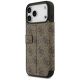 5. Etui Guess Book 4G Metal Logo na iPhone 17 Pro Max - brązowe