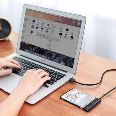 11. Ugreen adapter przejściówka dysku HDD SSD 2,5'' SATA III 3.0 - USB 3.2 Gen 1 (USB 5 Gbps) czarny (70609 CM321)