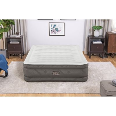 6. Bestway 69050 / 23 dmuchany materac Podwójny materac Szary, Biały Unisex