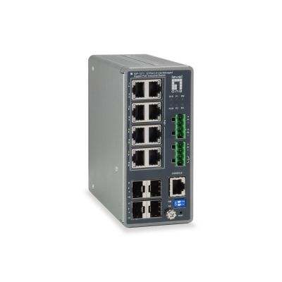 7. Przełącznik LevelOne TURING Industrial Gb/L3 Managed PoE 240W 1Gbps