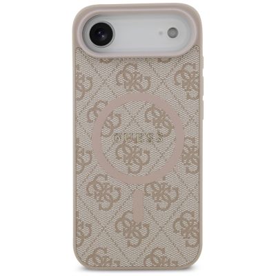 3. Etui Guess 4G Ring Classic Logo MagSafe na iPhone 17 Air - różowe