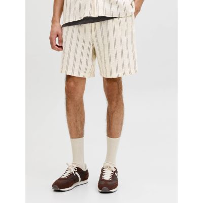 2. Jack&Jones męskie szorty paski JPSTJAIDEN COBA STRIPE JOG SHORTS REG SN 12274413  Antique White Stripes