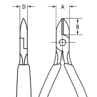 4. Szczypce tnące boczne 125mm