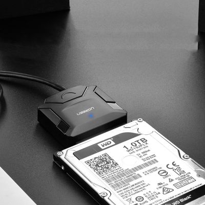 3. Ugreen kabel adapter do dysku 2.5'' / 3.5'' (USB-A 3.0 - SATA) czarny (CR108)