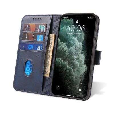 6. Magnet Case elegancki futerał etui pokrowiec z klapką i funkcją podstawki Xiaomi Redmi Note 11 Pro+ 5G (China) / 11 Pro 5G (China) / Mi11i HyperCharge / POCO X4 NFC niebieski