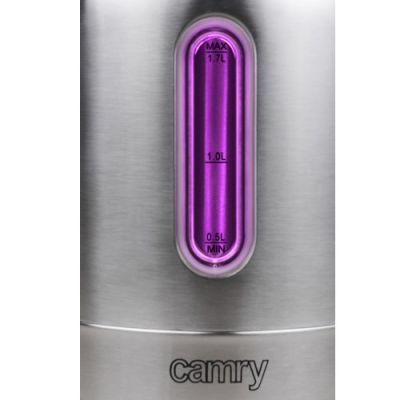 14. Czajnik elektryczny Adler CR 1253 (2200W 1.7l; kolor inox)