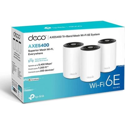 7. System mesh TP-LINK Deco XE75 AXE5400 (3-pack)