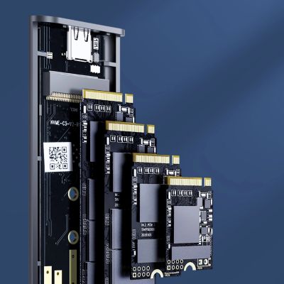 6. Kieszeń dyskowa Orico AM2C3-G2 M.2 NVME USB-C 3.2 - szara