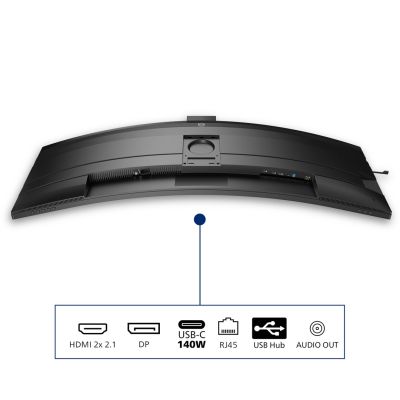 14. Philips 5000 series 49B2U5900CH/00 monitor komputerowy 124 cm (48.8") 5120 x 1440 px Dual QHD LCD Czarny